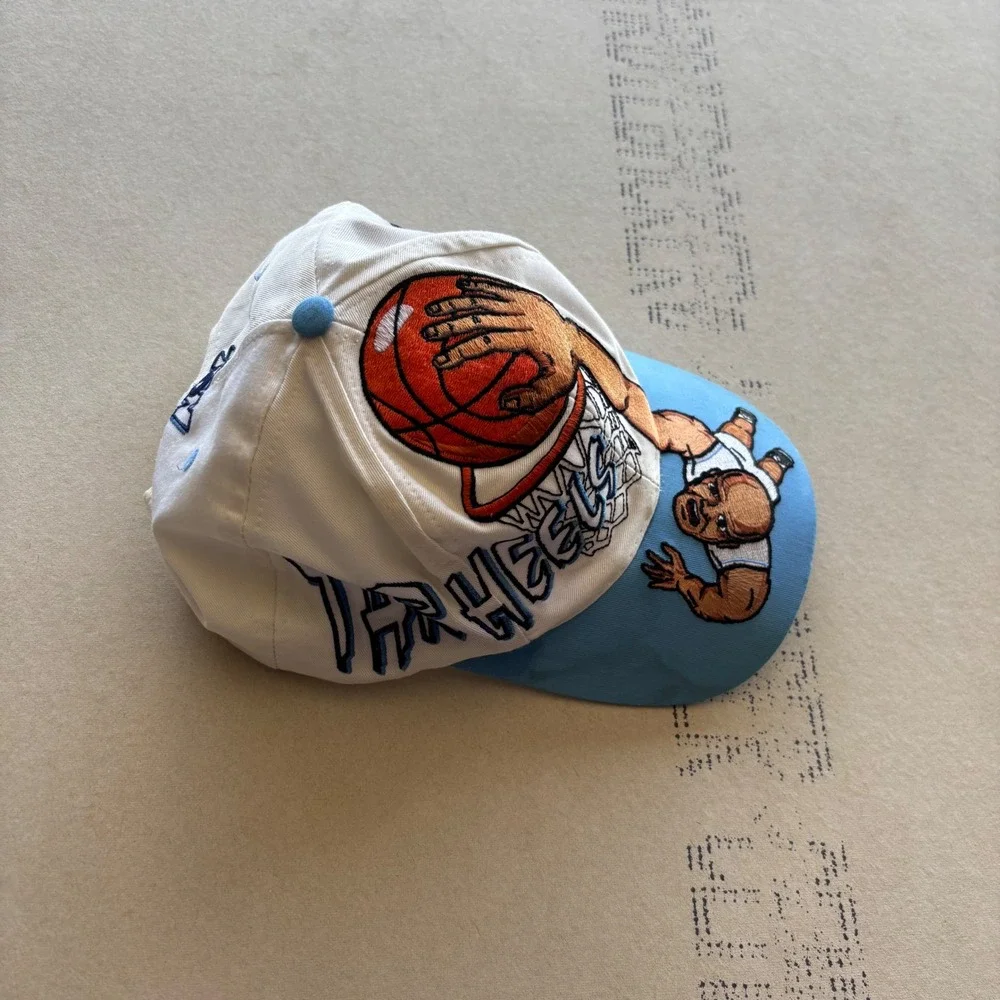 Vintage 90s UNC Tar Heels Slam Dunk Snapback Hat Rare ONLY ONE ON THE MARKET